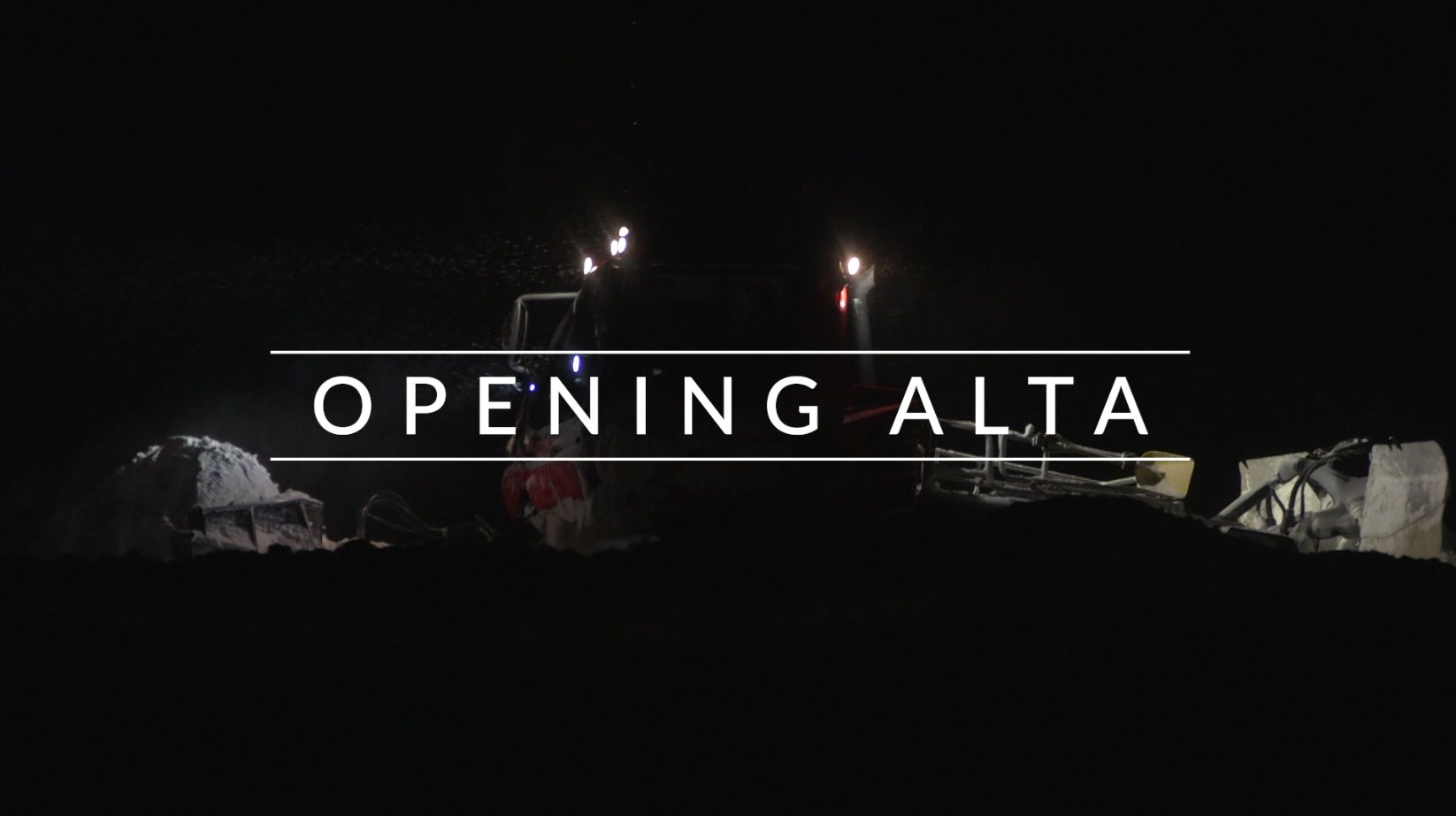 Opening Alta video