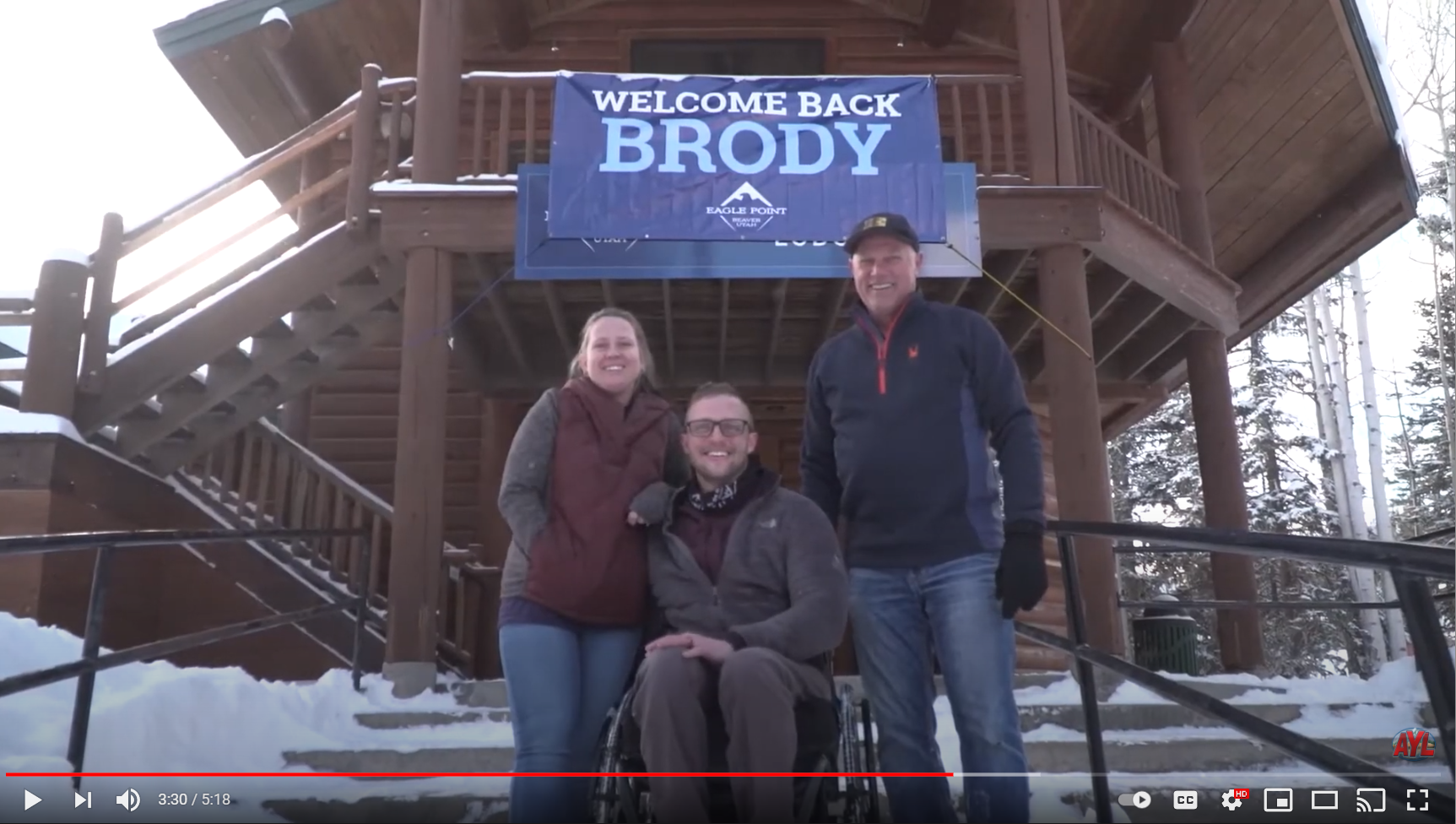 Brody Broderick Adaptive Skiing
