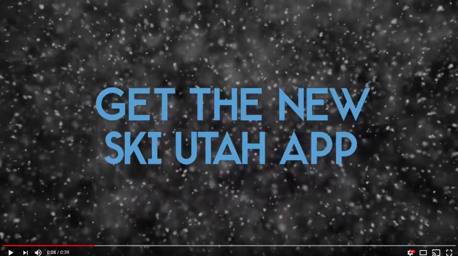 Ski Utah Mobile App Commerical